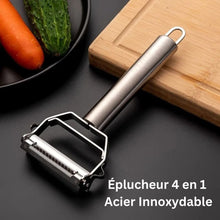 Charger l'image dans la galerie, Éplu-Quick ™ | Éplucheur Multifonction en Acier Inoxydable pour Fruits et légumes