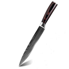 Charger l'image dans la galerie, 10pcs Jeu de couteaux de cuisine Damascus - El Couzina