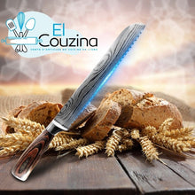 Charger l'image dans la galerie, 10pcs Jeu de couteaux de cuisine Damascus - El Couzina